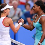 Serena Williams and Agnieszka Radwanska