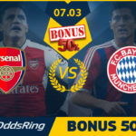 50 PLN zwrotu na Arsenal - Bayern